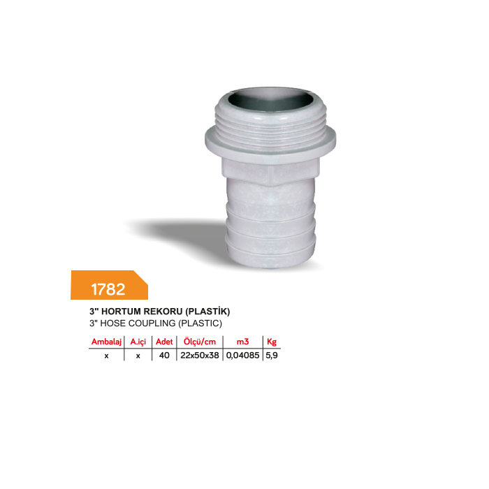 SAYIM 1782 3" HORTUM REKORU (PLASTİK)